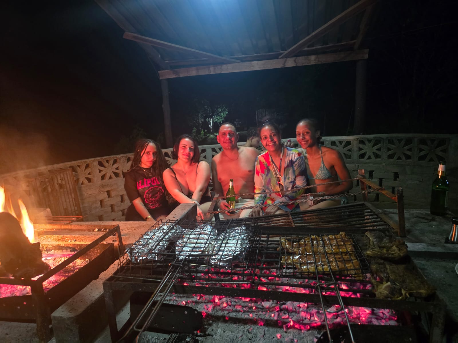 Bush braai under the African sky