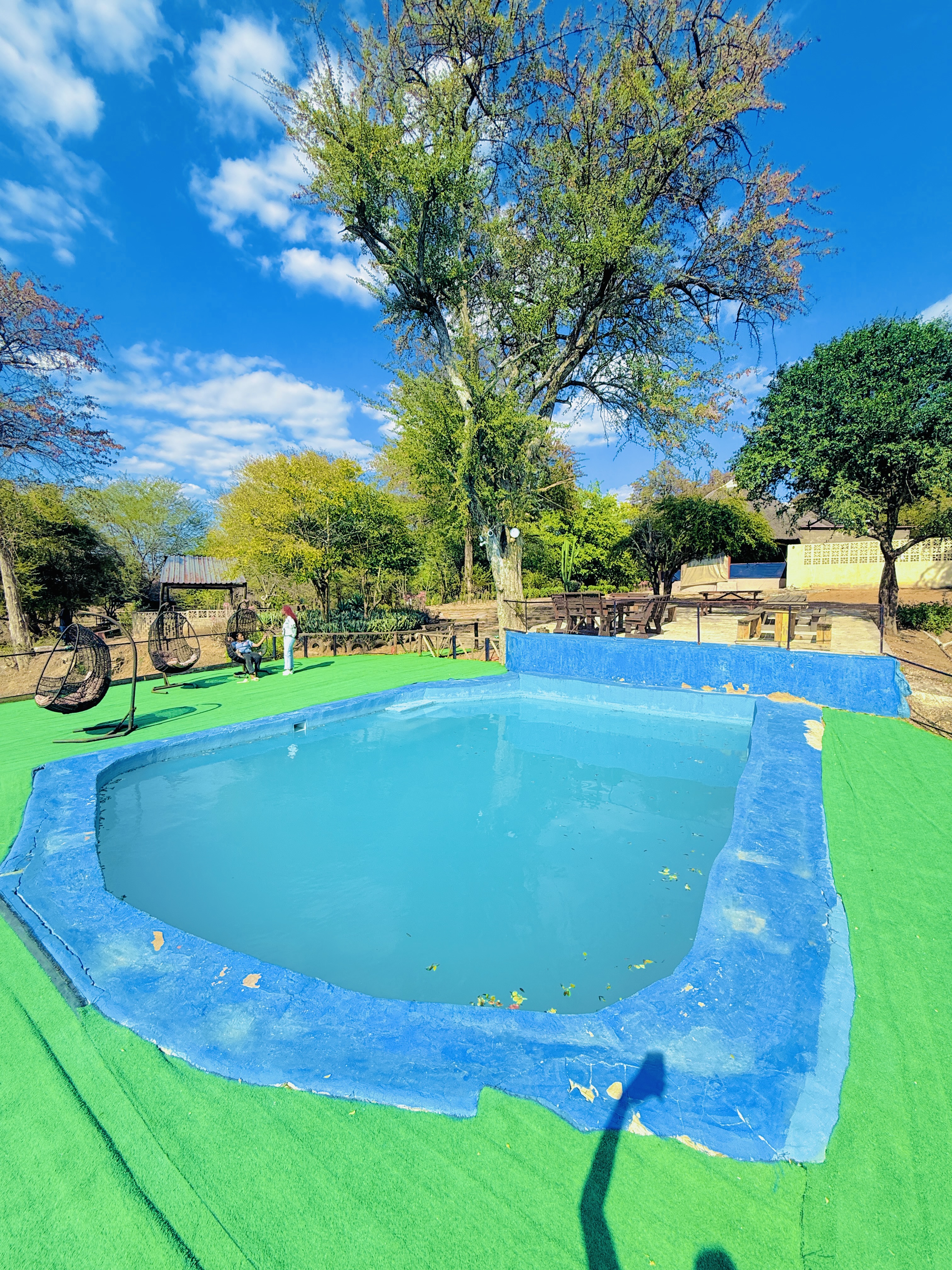 Swimming pool relaxation in Kariba